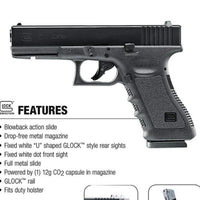 UMAREX 5.8361 GLOCK 17 GEN 3 (BB) CO2 PISTOL COMBO - NeonSales {{ shop.shopifyCountryName }}