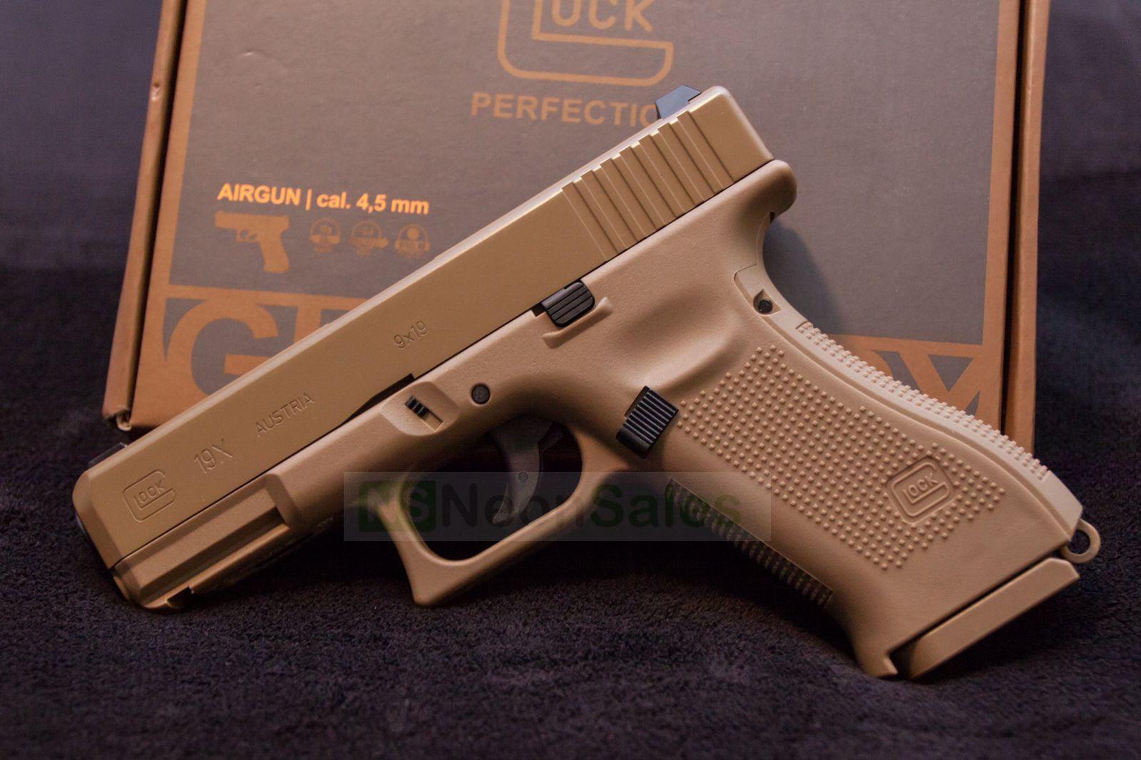 UMAREX GLOCK 19X CO2 PISTOL (NBB) - 4.5MM - NeonSales South Africa