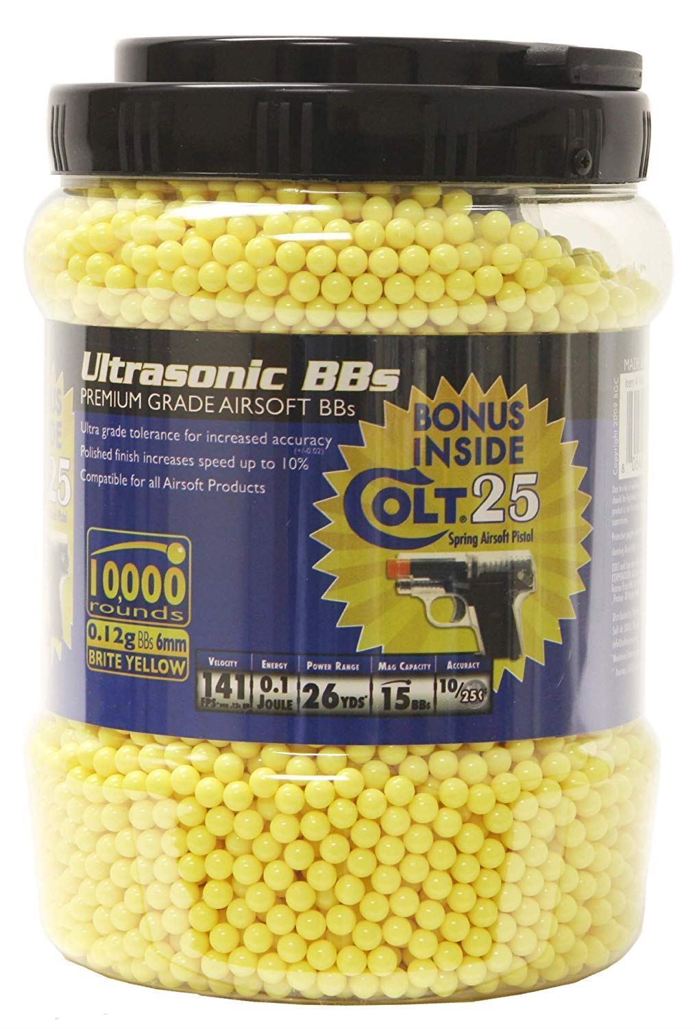 UNBRANDED 10 000 BB'S JAR YELLOW - NeonSales {{ shop.shopifyCountryName }}