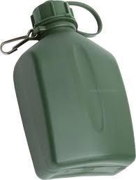 UNBRANDED 1L GREEN ARMY WATER BOTTLE ONLY - NeonSales South Africa