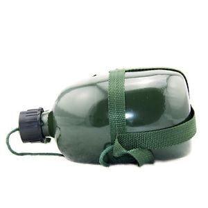 UNBRANDED 1L GREEN ARMY WATER BOTTLE +POUCH - NeonSales {{ shop.shopifyCountryName }}