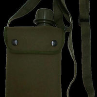UNBRANDED 2L GREEN ARMY WATER BOTTLE+POUCH - NeonSales {{ shop.shopifyCountryName }}