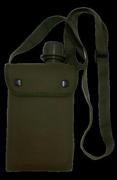 UNBRANDED 2L GREEN ARMY WATER BOTTLE+POUCH - NeonSales {{ shop.shopifyCountryName }}
