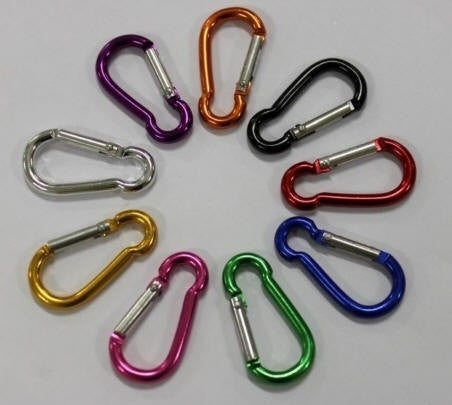 UNBRANDED ASSORTED CARIBINER KEYRINGS - NeonSales South Africa