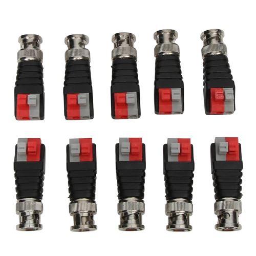 UNBRANDED BNC FEMALE PLUG - RED/BLACK - NeonSales South Africa