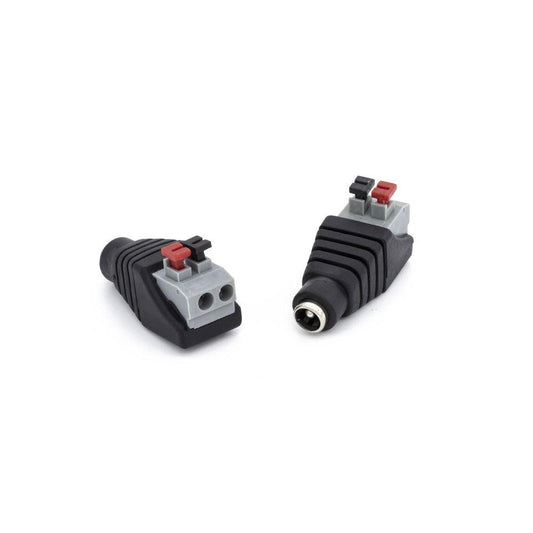 UNBRANDED DC FEMALE PLUG - RED/BLACK - NeonSales {{ shop.shopifyCountryName }}