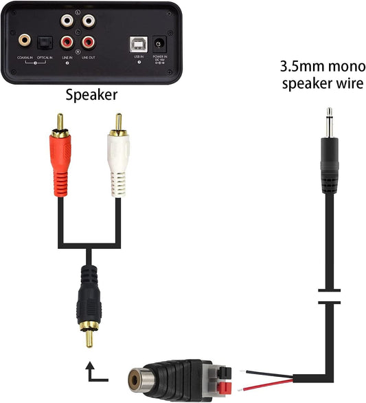 UNBRANDED RCA FEMALE PLUG - RED/BLACK - NeonSales {{ shop.shopifyCountryName }}