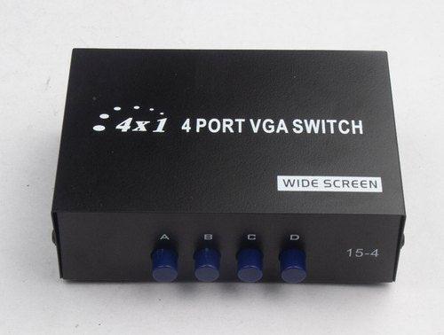 UNBRANDED VGA SWITCH - 4 PORT - NeonSales {{ shop.shopifyCountryName }}