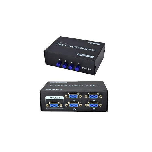 UNBRANDED VGA SWITCH - 4 PORT - NeonSales {{ shop.shopifyCountryName }}