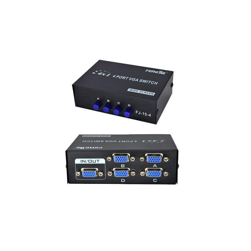 UNBRANDED VGA SWITCH - 4 PORT - NeonSales South Africa