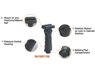 UTG 5 POSITION FOLDABLE FOREGRIP - RB-FGRP170B - NeonSales South Africa