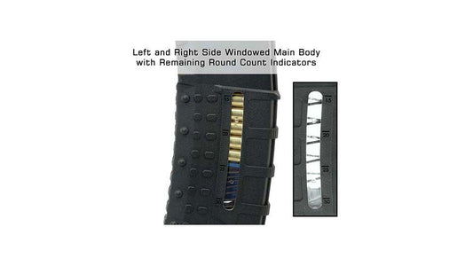 UTG AR-15 (5.56x45MM) 30 ROUND WINDOWED MAGAZINE - NeonSales {{ shop.shopifyCountryName }}