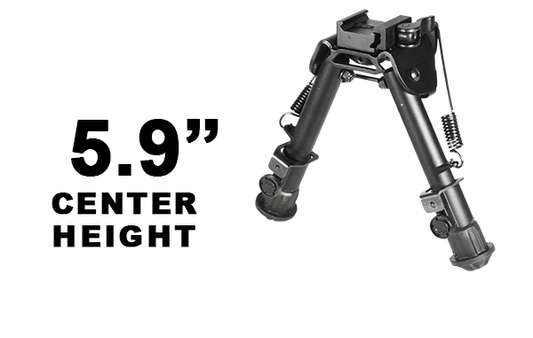 UTG® TACTICAL OP BIPOD, QUICK DETACH, 5.9"-7.3" - NeonSales {{ shop.shopifyCountryName }}