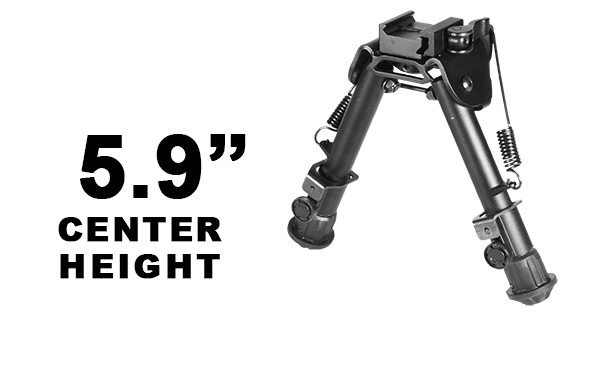 UTG® TACTICAL OP BIPOD, QUICK DETACH, 5.9"-7.3" - NeonSales {{ shop.shopifyCountryName }}