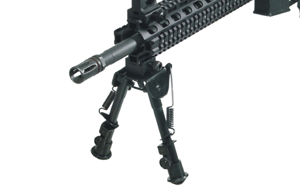 UTG® TACTICAL OP BIPOD, RUBBER FEET, 5.9"-7.6" - NeonSales {{ shop.shopifyCountryName }}