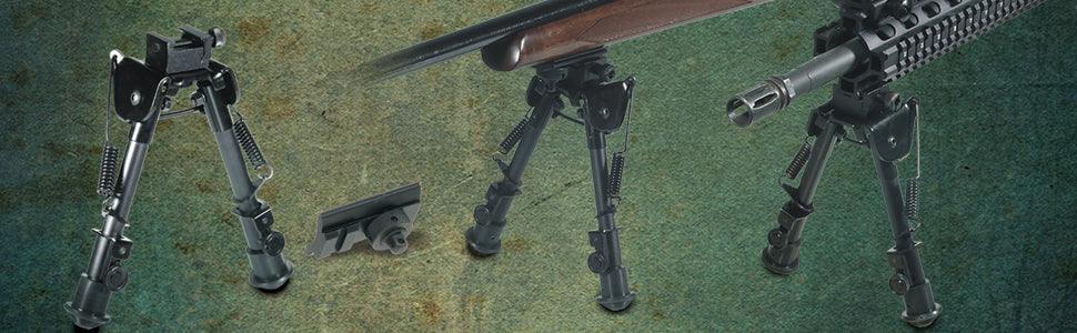 UTG® TACTICAL OP BIPOD, RUBBER FEET, 5.9"-7.6" - NeonSales {{ shop.shopifyCountryName }}