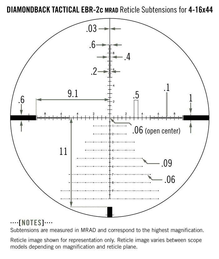 VORTEX DIAMONDBACK TACTICAL 4-16x44 MRAD SCOPE - NeonSales South Africa