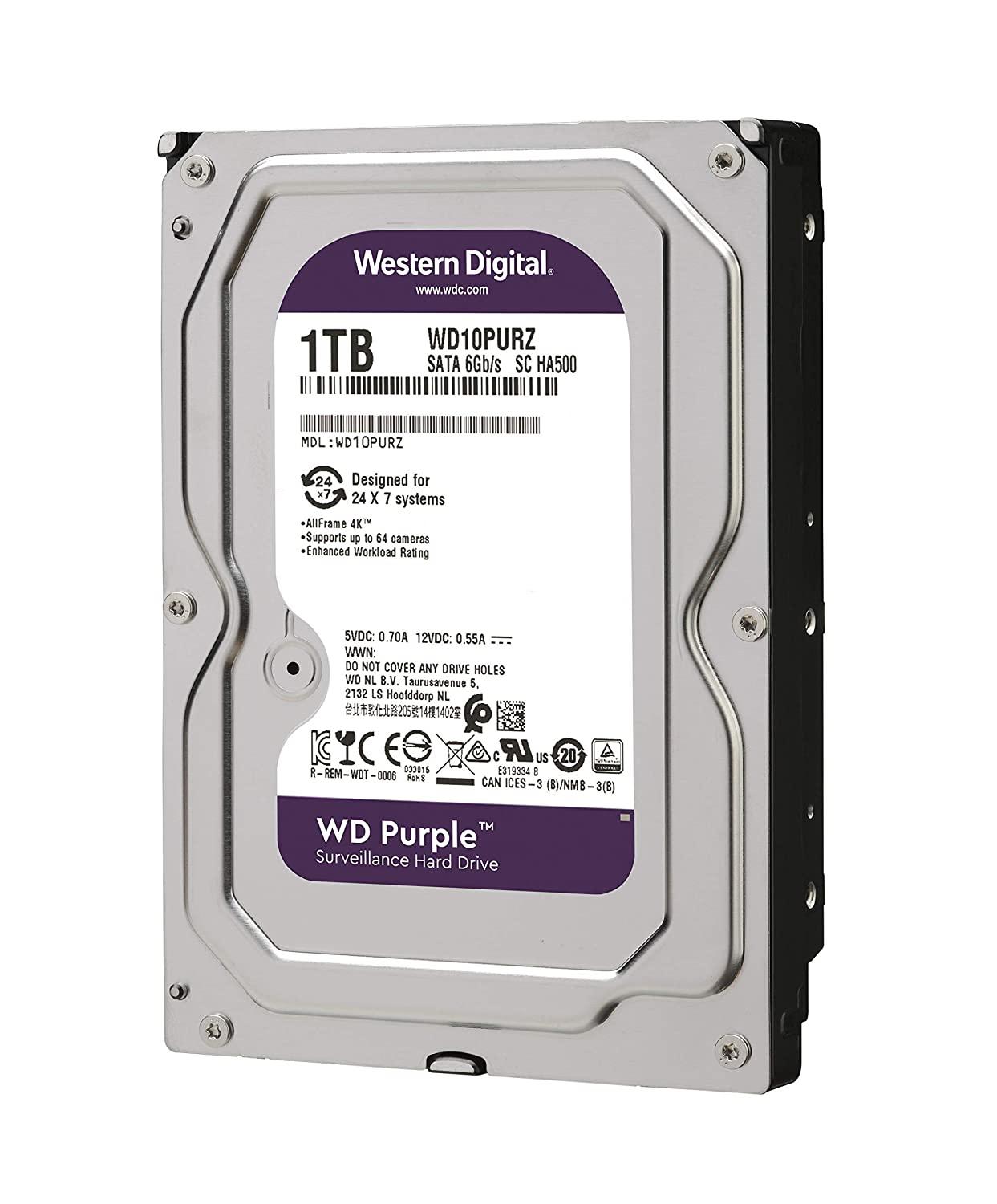 WESTERN DIGITAL 1TB SURVEILLANCE HARD DRIVE - NeonSales {{ shop.shopifyCountryName }}