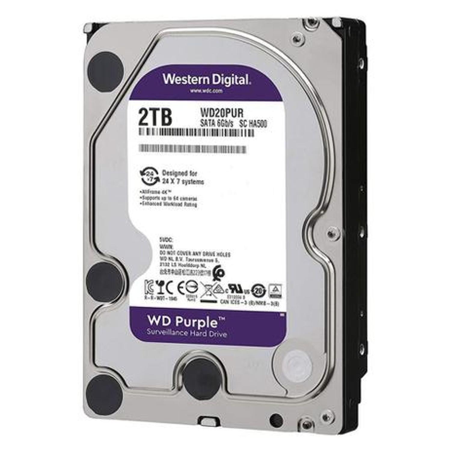 WESTERN DIGITAL 2TB SURVEILLANCE HARD DRIVE - NeonSales South Africa