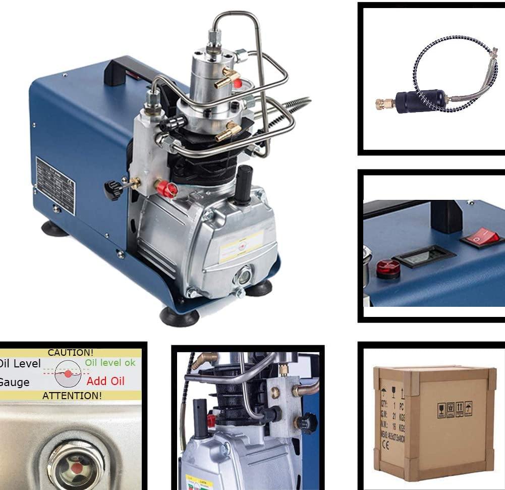 YONGHENG 4500 PSI 240V COMPRESSOR (MANUAL SHUTOFF) - NeonSales {{ shop.shopifyCountryName }}