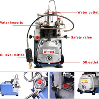 YONGHENG 4500 PSI 240V COMPRESSOR (MANUAL SHUTOFF) - NeonSales {{ shop.shopifyCountryName }}