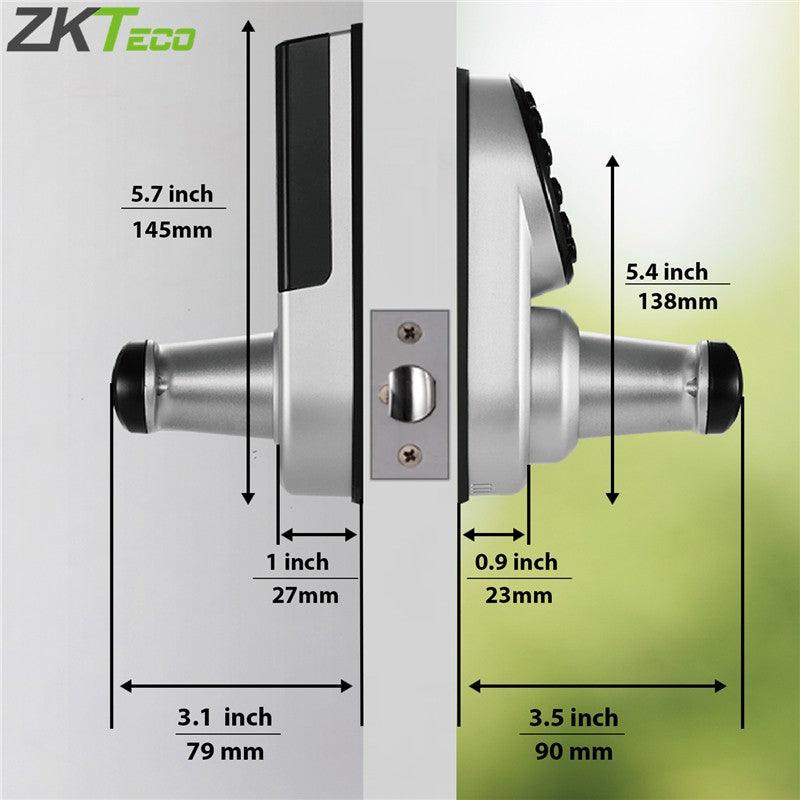 ZKTECO ML300 SMART DOOR LOCK - FINGER/CODE/APP/KEY - NeonSales South Africa