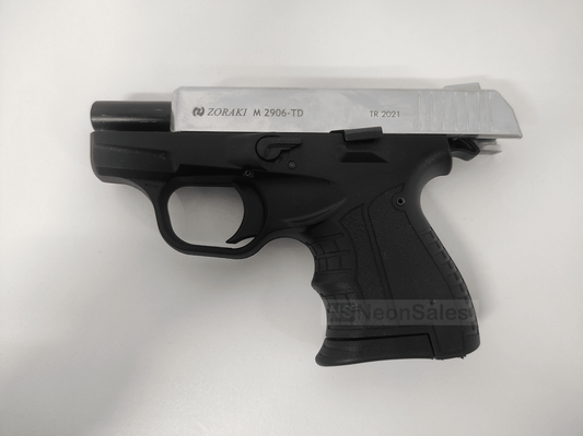 ZORAKI MOD 2906-TD BLANK GUN- S/CHROME + 10 BLANKS - NeonSales {{ shop.shopifyCountryName }}