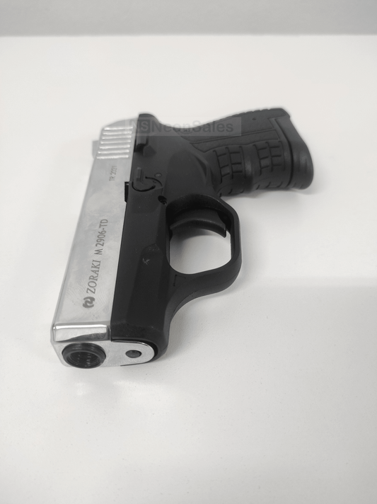 ZORAKI MOD 2906-TD BLANK GUN- S/CHROME + 10 BLANKS - NeonSales {{ shop.shopifyCountryName }}