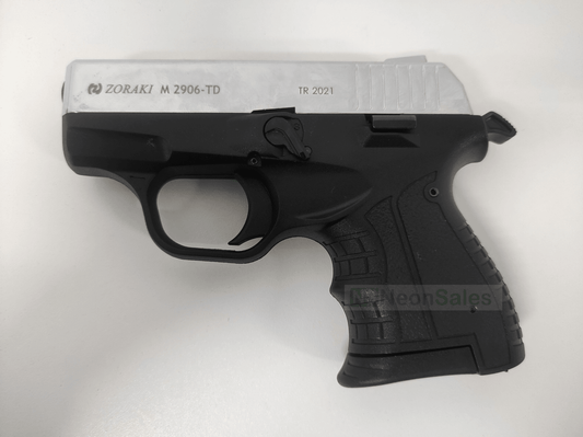 ZORAKI MOD 2906-TD BLANK GUN- S/CHROME + 10 BLANKS - NeonSales {{ shop.shopifyCountryName }}