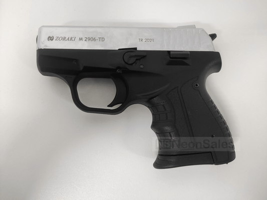 ZORAKI MOD 2906-TD BLANK GUN- S/CHROME + 10 BLANKS - NeonSales {{ shop.shopifyCountryName }}