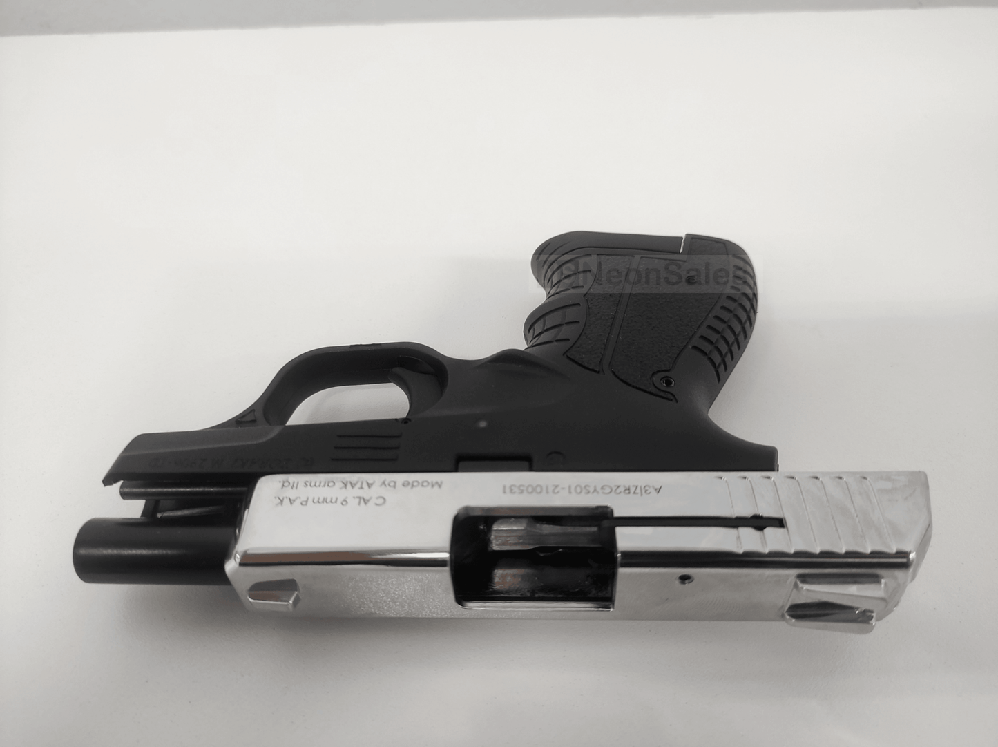 ZORAKI MOD 2906-TD BLANK GUN- S/CHROME + 10 BLANKS - NeonSales {{ shop.shopifyCountryName }}