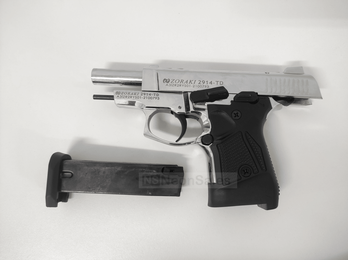 ZORAKI MOD 2914-TD BLANK GUN - SHINY CHROME - NeonSales {{ shop.shopifyCountryName }}