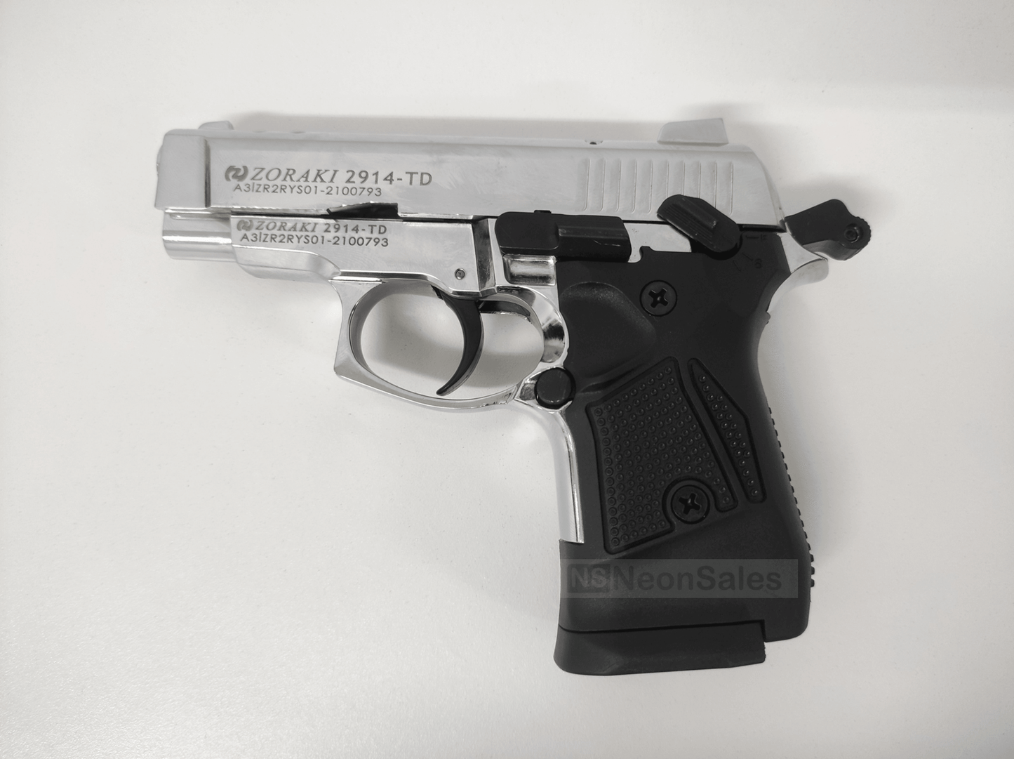ZORAKI MOD 2914-TD BLANK GUN - SHINY CHROME - NeonSales {{ shop.shopifyCountryName }}