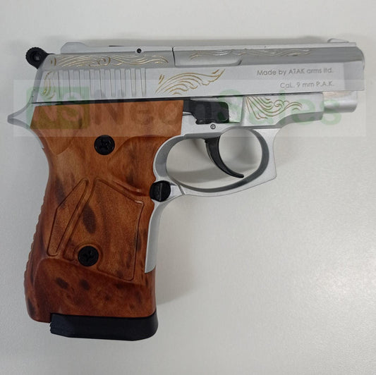 ZORAKI MOD 914-T BLANK GUN - MATTE CHROME - NeonSales {{ shop.shopifyCountryName }}
