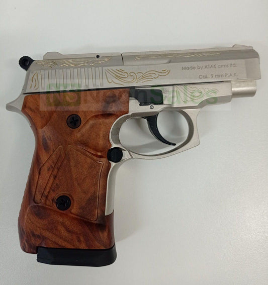ZORAKI MOD 914-T BLANK GUN - SATIN CHROME - NeonSales {{ shop.shopifyCountryName }}