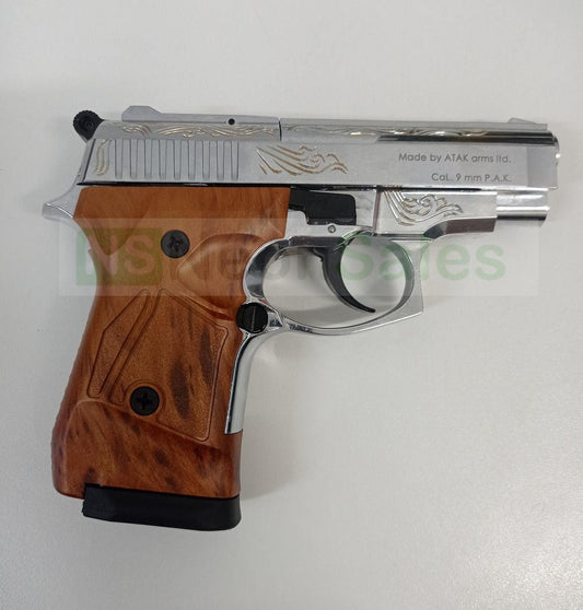 ZORAKI MOD 914-T BLANK GUN - SHINY CHROME - NeonSales {{ shop.shopifyCountryName }}