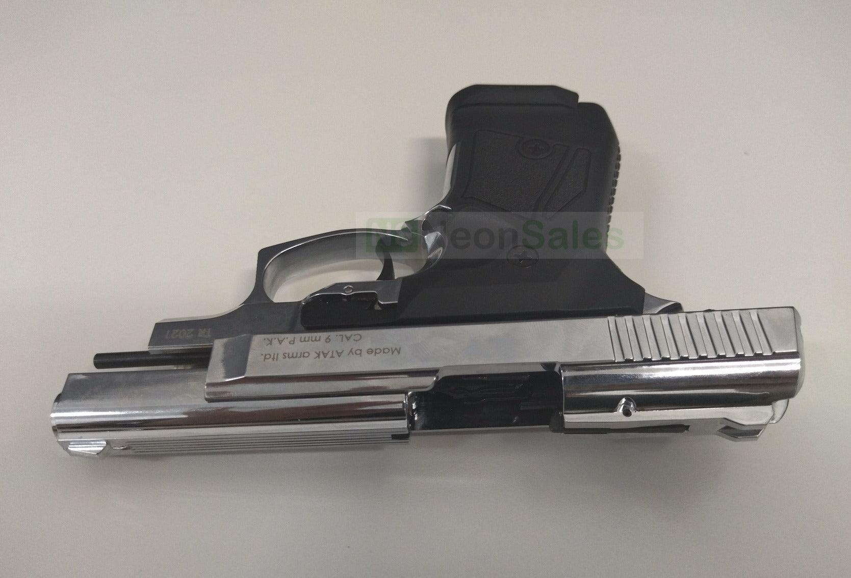 ZORAKI MOD 914-T BLANK GUN SYNTHETIC G/S- S/CHROME - NeonSales South Africa