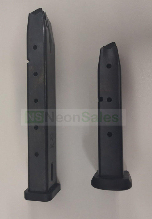 ZORAKI MOD 925T BLANK GUN W/ EXTENDED MAG. - BLACK - NeonSales {{ shop.shopifyCountryName }}