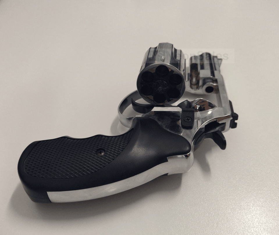 ZORAKI TD BLANK REVOLVER 2.5" - SHINY CHROME - NeonSales {{ shop.shopifyCountryName }}