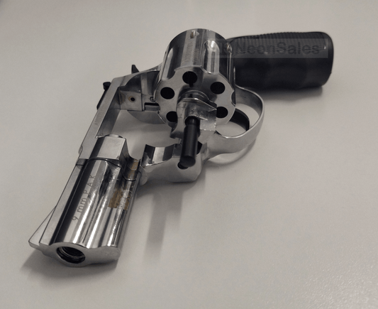 ZORAKI TD BLANK REVOLVER 2.5" - SHINY CHROME - NeonSales {{ shop.shopifyCountryName }}