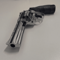 ZORAKI TD BLANK REVOLVER 4.5" - SHINY CHROME - NeonSales {{ shop.shopifyCountryName }}
