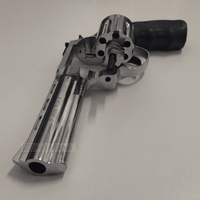 ZORAKI TD BLANK REVOLVER 4.5" - SHINY CHROME - NeonSales {{ shop.shopifyCountryName }}