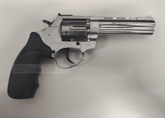 ZORAKI TD BLANK REVOLVER 4.5" - SHINY CHROME - NeonSales {{ shop.shopifyCountryName }}