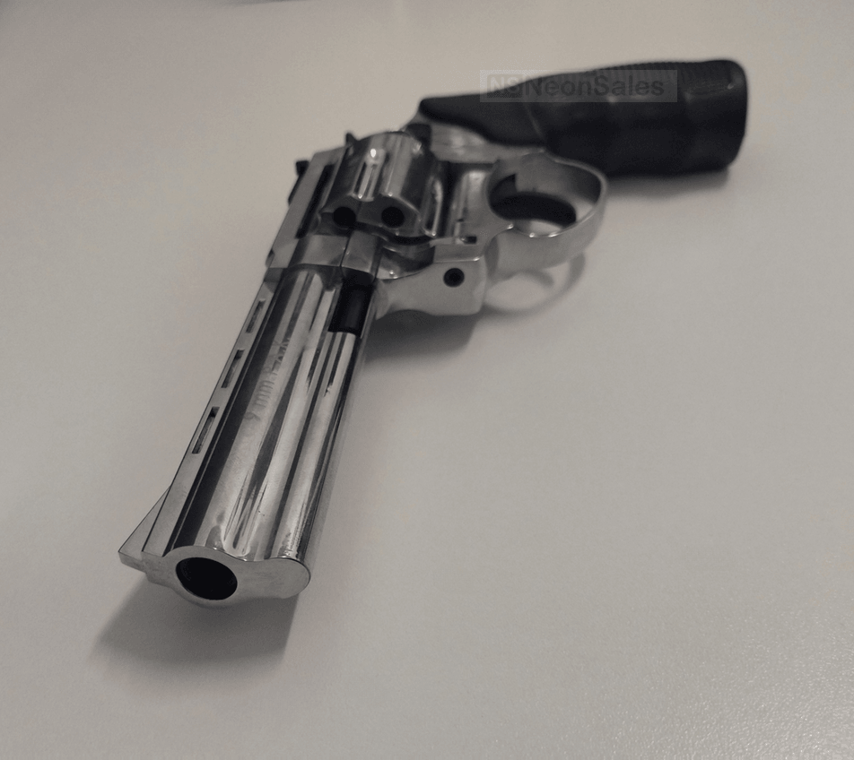 ZORAKI TD BLANK REVOLVER 4.5" - SHINY CHROME - NeonSales South Africa