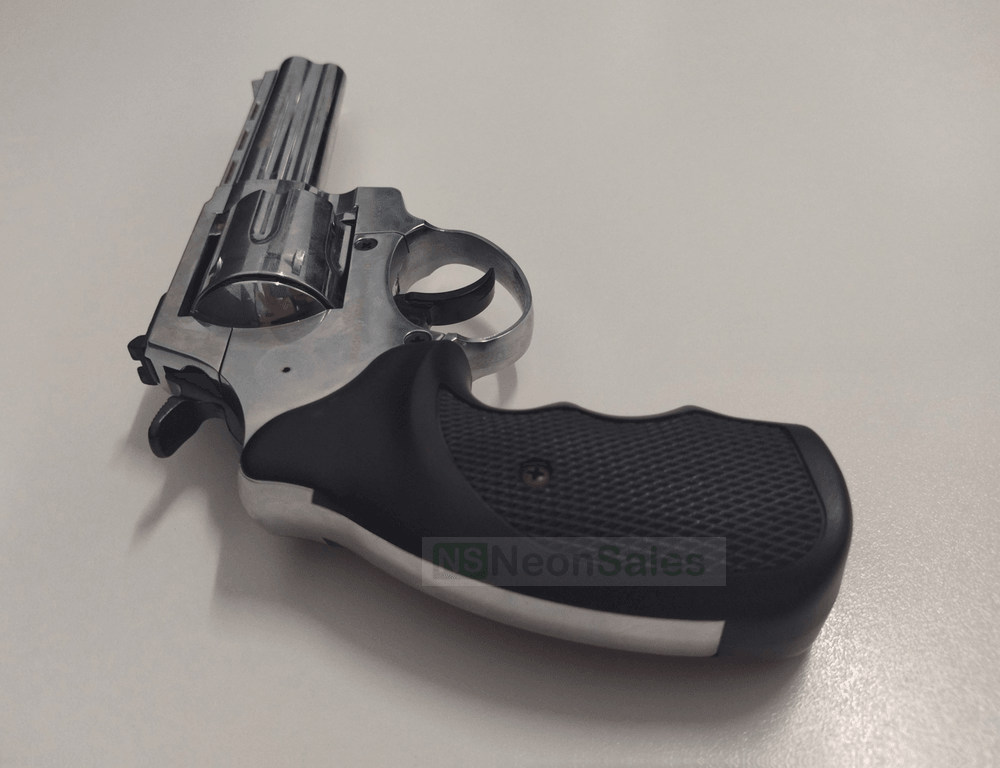 ZORAKI TD BLANK REVOLVER 4.5" - SHINY CHROME - NeonSales South Africa